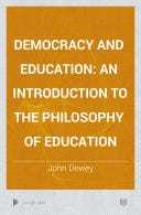 Democracy and Education | Cover Image