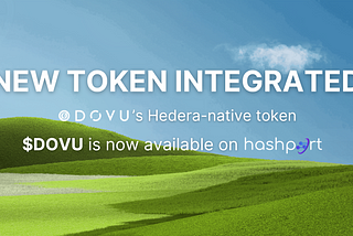 Hedera-native DOVU Integrated on Hashport!