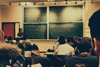classroom in a university