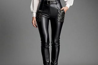 High-Waisted-Black-Leather-Pants-1