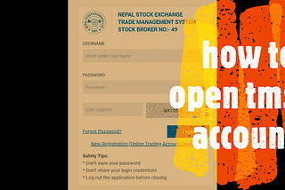 How can I open a Nepal online broker account?
