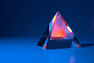 Gem glowing in the dark