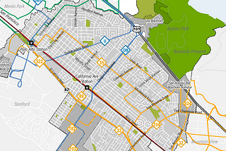 Palo Alto-Urban Design for auto-vehicle