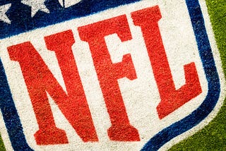 NFL logo on field