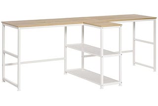 homcom-83-two-person-computer-desk-with-2-storage-shelves-double-des-1