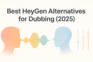 The Best HeyGen Alternatives for Dubbing in 2025