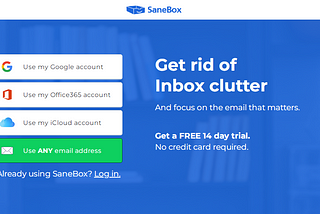 What is SaneBox ? Its benefits A Beginner’s Journey