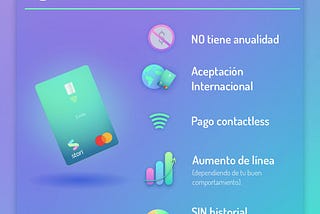 Infografía que destaca los principales beneficios de la tarjeta Stori: sin anualidad, alta aprobación, solicitud digital fácil, gestión financiera desde la app, y crecimiento del dinero con Stori Cuenta +