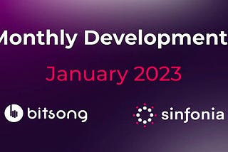 BitSong et Sinfonia lancent 2023 de manière productive !