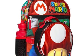 bioworld-super-mario-backpack-with-detachable-mushroom-lunch-tote-16-inch-5-piece-set-1