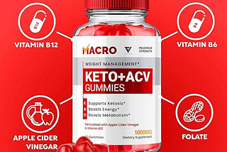 Macro Keto ACV Gummies Apple cider vinegar for weight loss: Does it really work?