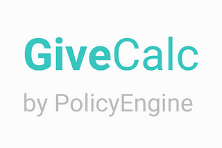 Introducing GiveCalc