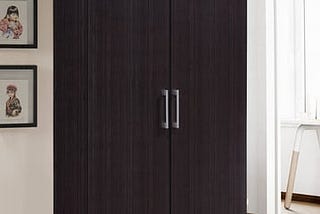 hodedah-2-door-wardrobe-with-4-shelves-chocolate-1