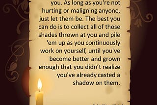 Don’t Throw Shades, Cast Them!