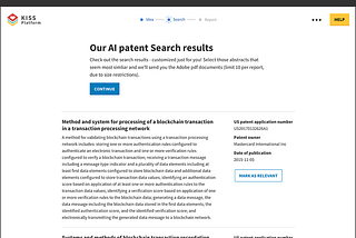 Introducing Our Patent Search Tool — KISSPatent