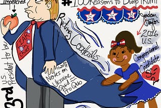 #100ReasonsToDumpTrump