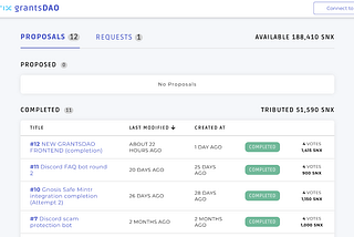 Synthetix launched a brand new grantsDAO interface