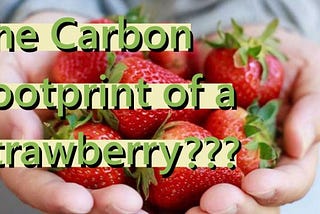 The Carbon Footprint of a Strawberry