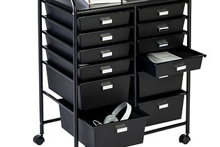 honey-can-do-12-drawer-rolling-storage-cart-black-1