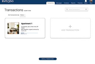 UX-ing the Real Estate Transaction Process: A Case Study