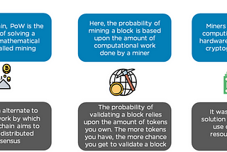 What is proof of stake and proof of work?