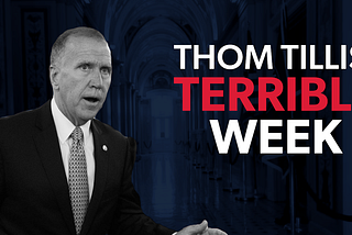 A Note from Team Cal: What a Year Last Week Was For Senator Tillis