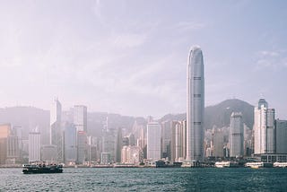 An image of Hong Kong skyline.