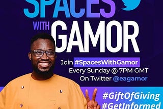 #SpacesWithGamor — Intro & February’s Bamba