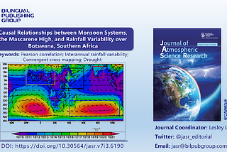 𝗝𝗼𝘂𝗿𝗻𝗮𝗹 𝗼𝗳 𝗔𝘁𝗺𝗼𝘀𝗽𝗵𝗲𝗿𝗶𝗰 𝗦𝗰𝗶𝗲𝗻𝗰𝗲 𝗥𝗲𝘀𝗲𝗮𝗿𝗰𝗵 | 𝗩𝗼𝗹𝘂𝗺𝗲 𝟬𝟳 |…