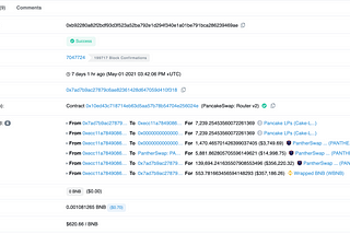 Risk assessment: PantherSwap by Anti Rug community