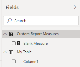How-To: A Table for Custom Report Measures