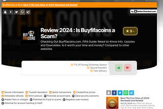 Review 2024: Is Buyfifacoins a Scam or Legit? Unveiling the Truth | BetterChecked Reviews