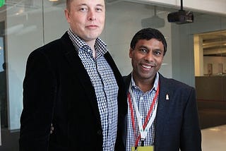 Naveen Jain With Elon Musk