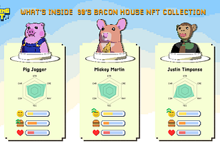 EXPLORE THE 90’S BACON HOUSE NFT COLLECTION