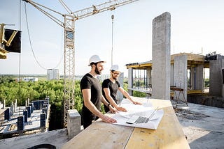 How do architects and engineers work together in construction design?