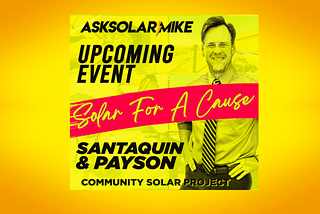 See you at the New Santaquin and Payson Community Solar Project