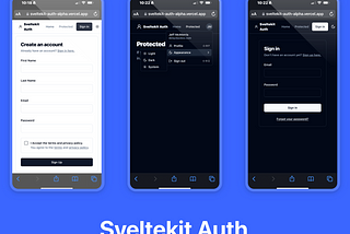 Sveltekit Auth with shadcn-svelte and lucia.