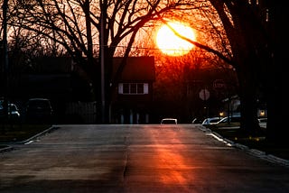 Sunset in Suburbia