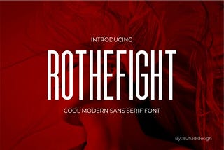 Rothefight Sans Serif Font
