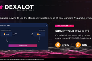 Dexalot BTC Multi-Chain Transition Guide