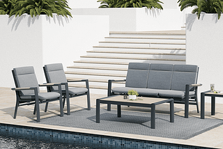 Embrace Elegance and Durability with Modern Outdoor Aluminum Furniture