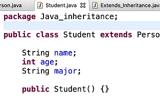 6/18/2021 Study Notes — Java Inheritance