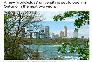加拿大新大學 University of Niagara Falls Canada，2024 年開始招生！