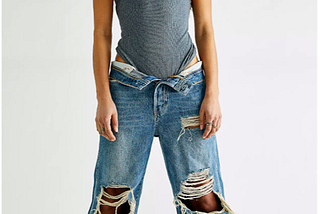 Free People Wide Leg Jean