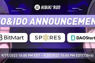 Announcing the Hibiki Run Utility Token $HUT IEO/IDO