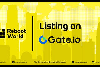 Breaking News: $RBT Will Be Listed On Gate.io