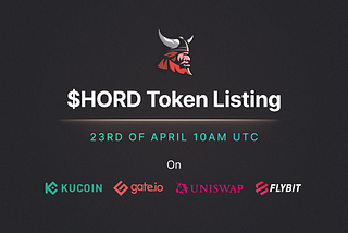 $HORD Token Listing