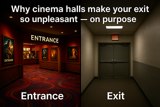 Why Cinema Halls Make Your Exit So Unpleasant — On Purpose