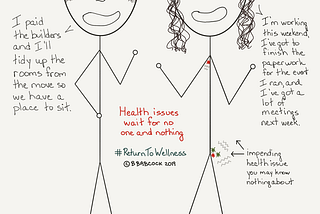 What to do when a health issue strikes at the most inconvenient time