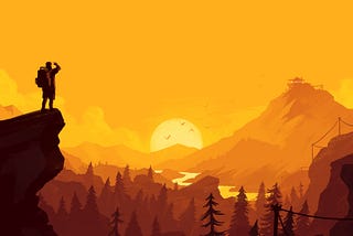 Walking Simulator: Firewatch